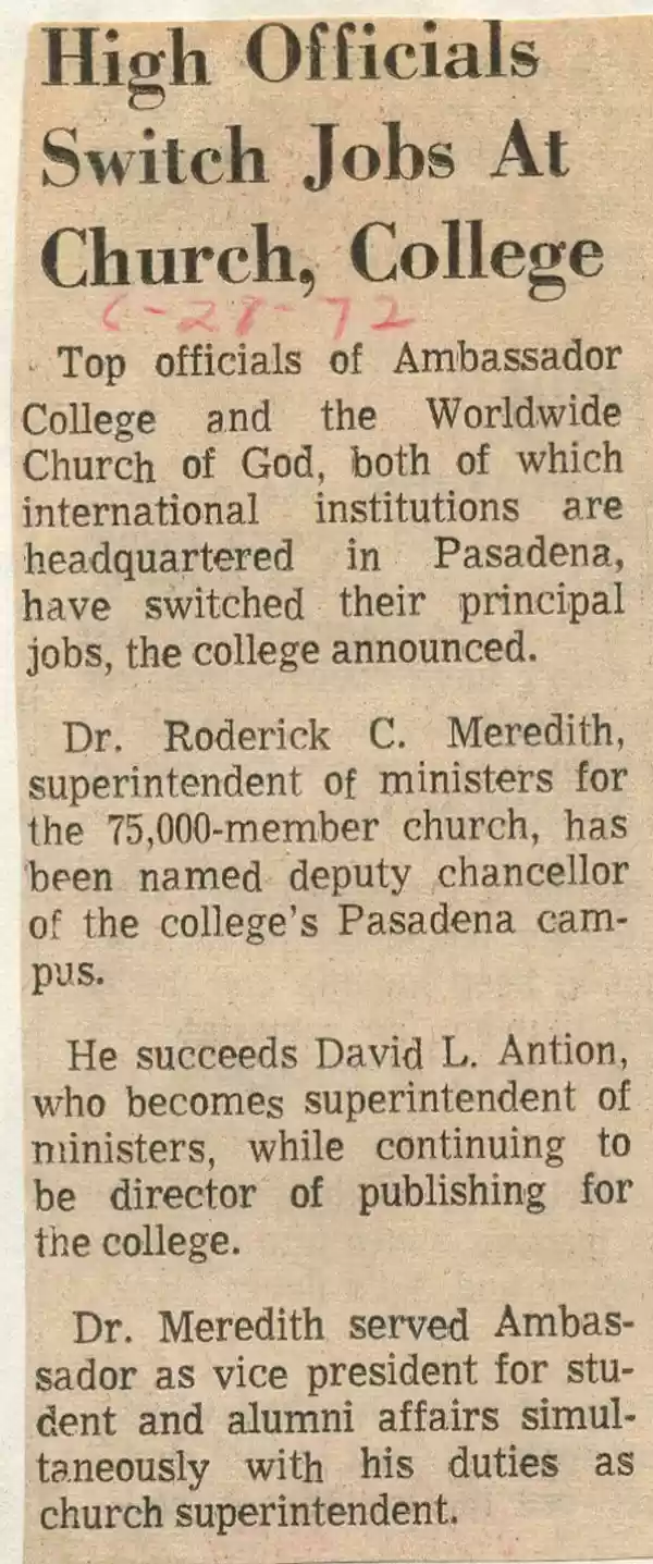 Pasadena Star News, 6-28-72